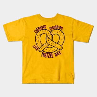 Pretzel Day Kids T-Shirt